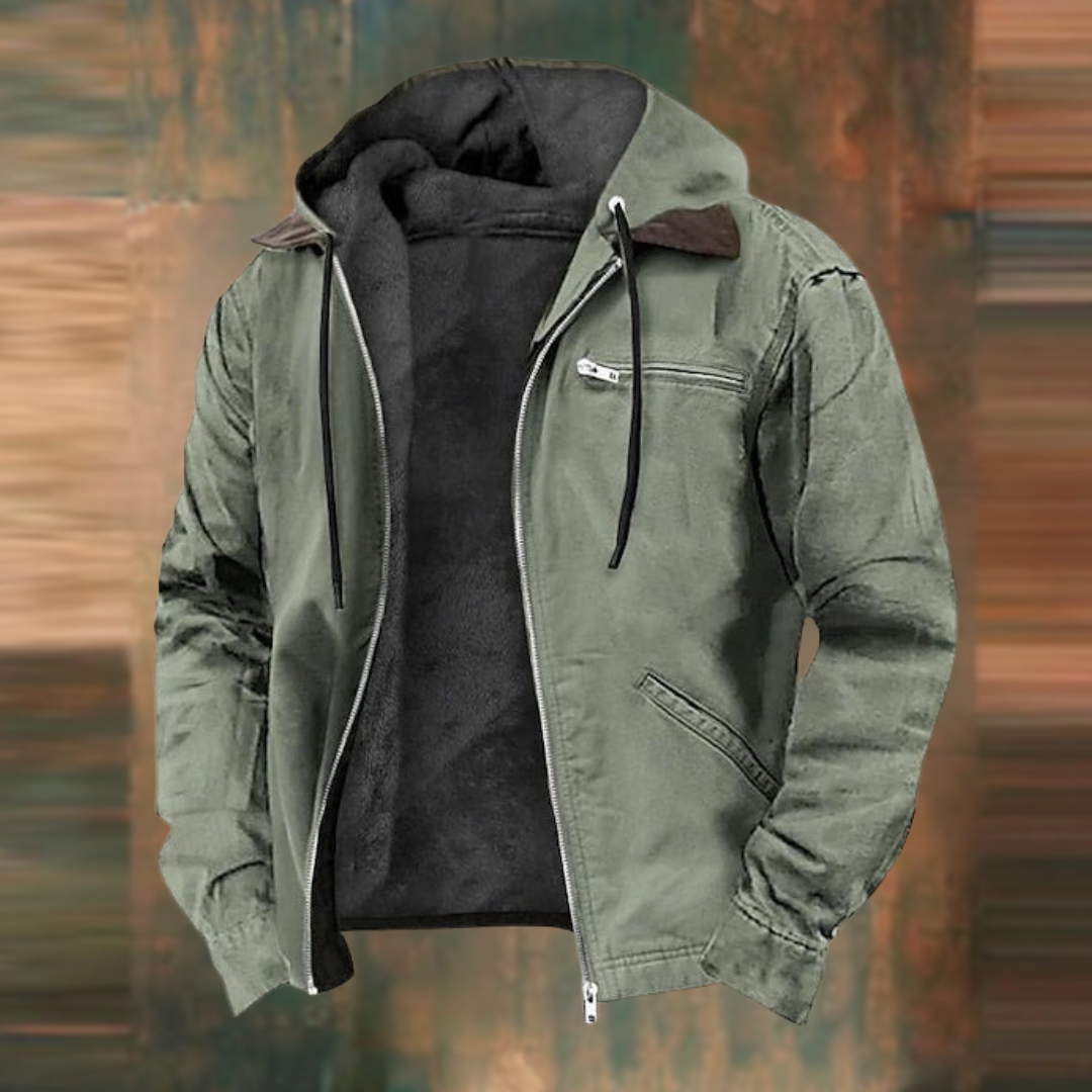 Chris - Stijlvolle Herfstjas voor Heren, Comfortabele en Warme Jas voor de Koude Dagen