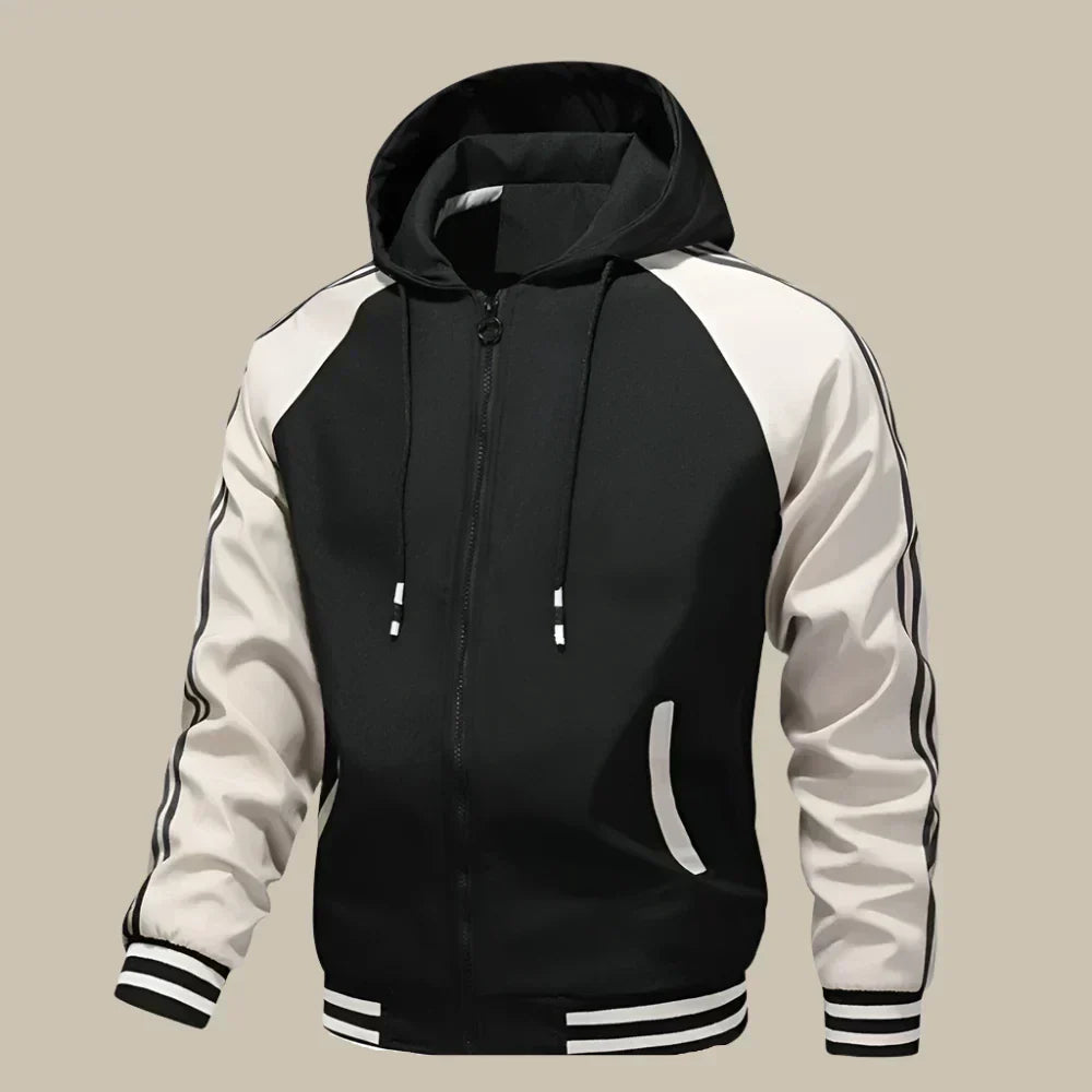 Colter - Een casual hoodie voor mannen met een rits