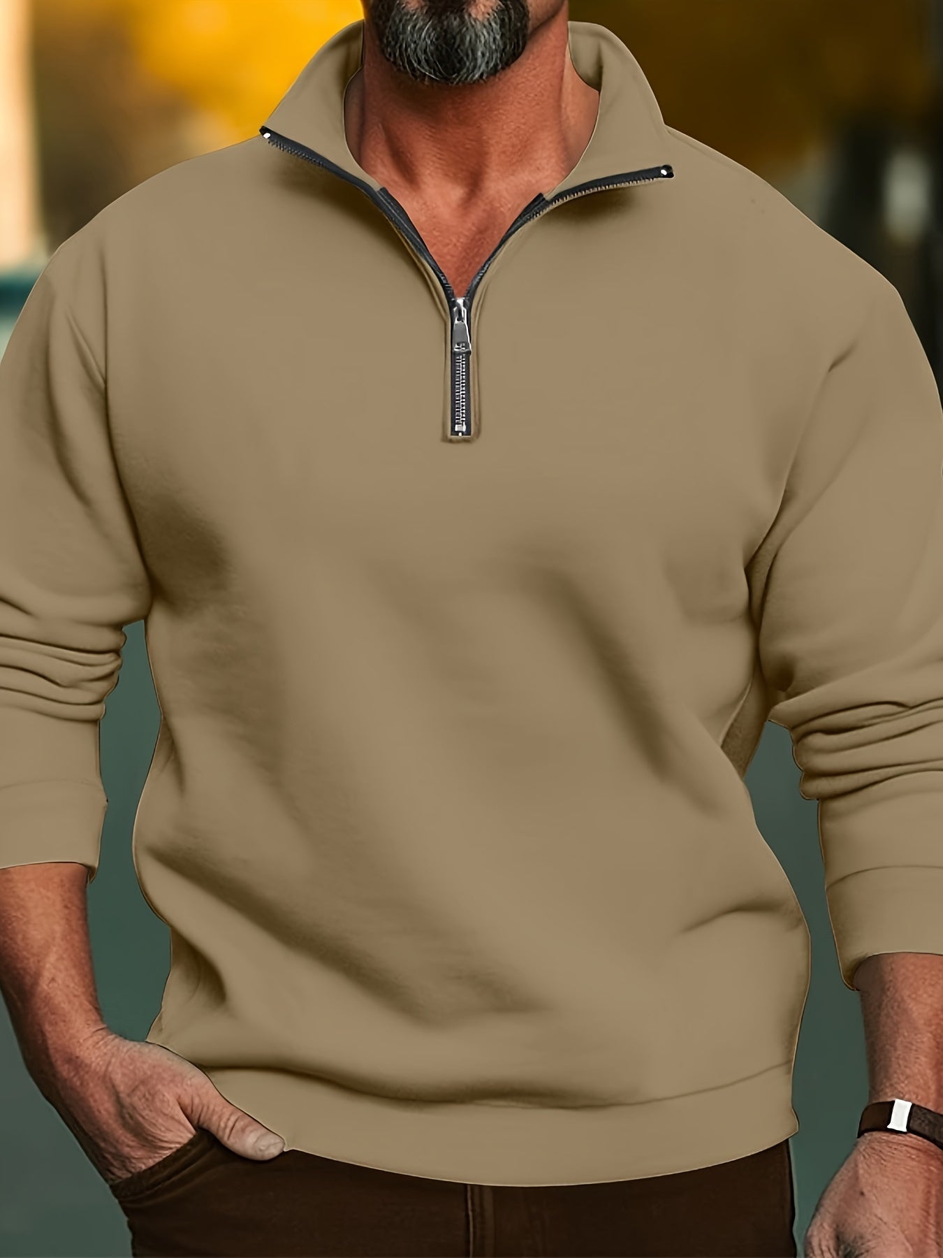 Lucien - Casual Trui met Rits Heren