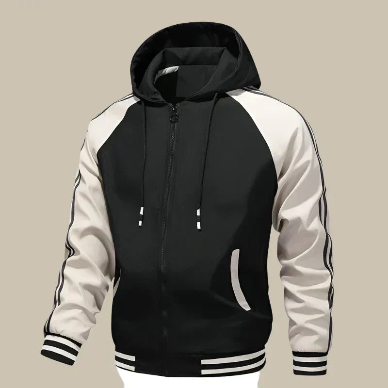 Colter - Een casual hoodie voor mannen met een rits